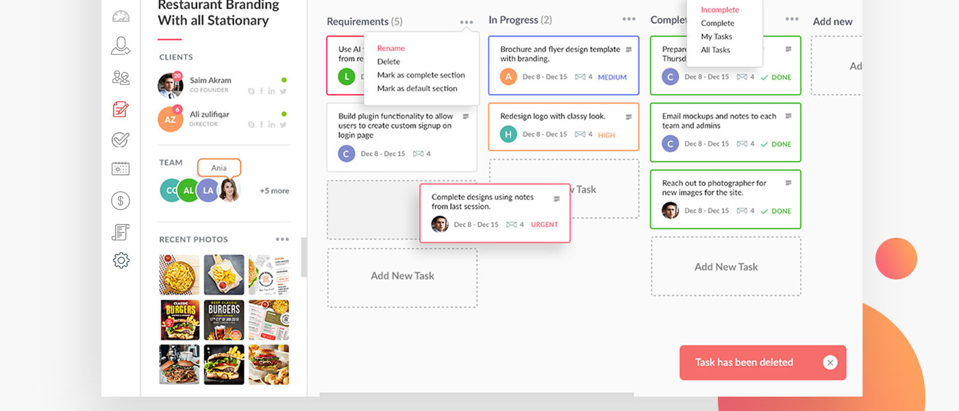 kanban-board ui deisgn